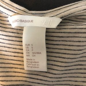 Light brown striped blouse